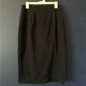 Vintage suede skirt
